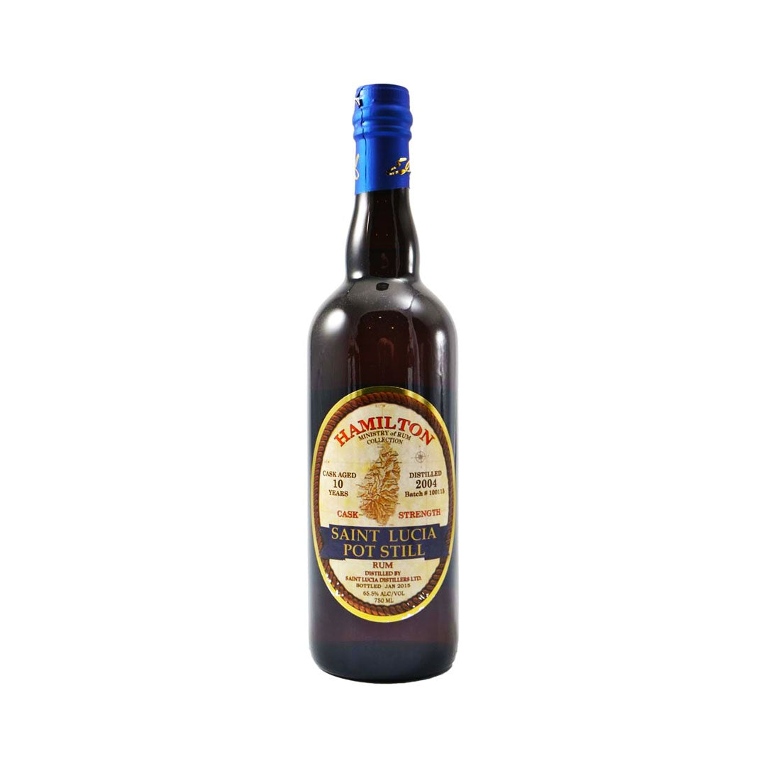 Hamilton Saint Lucia Pot Still Cask Strength Rum 750ml_nestor liquor