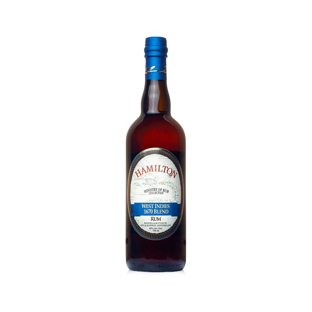 Hamilton West Indies 1670 Blend Rum 750ml_nestor liquor