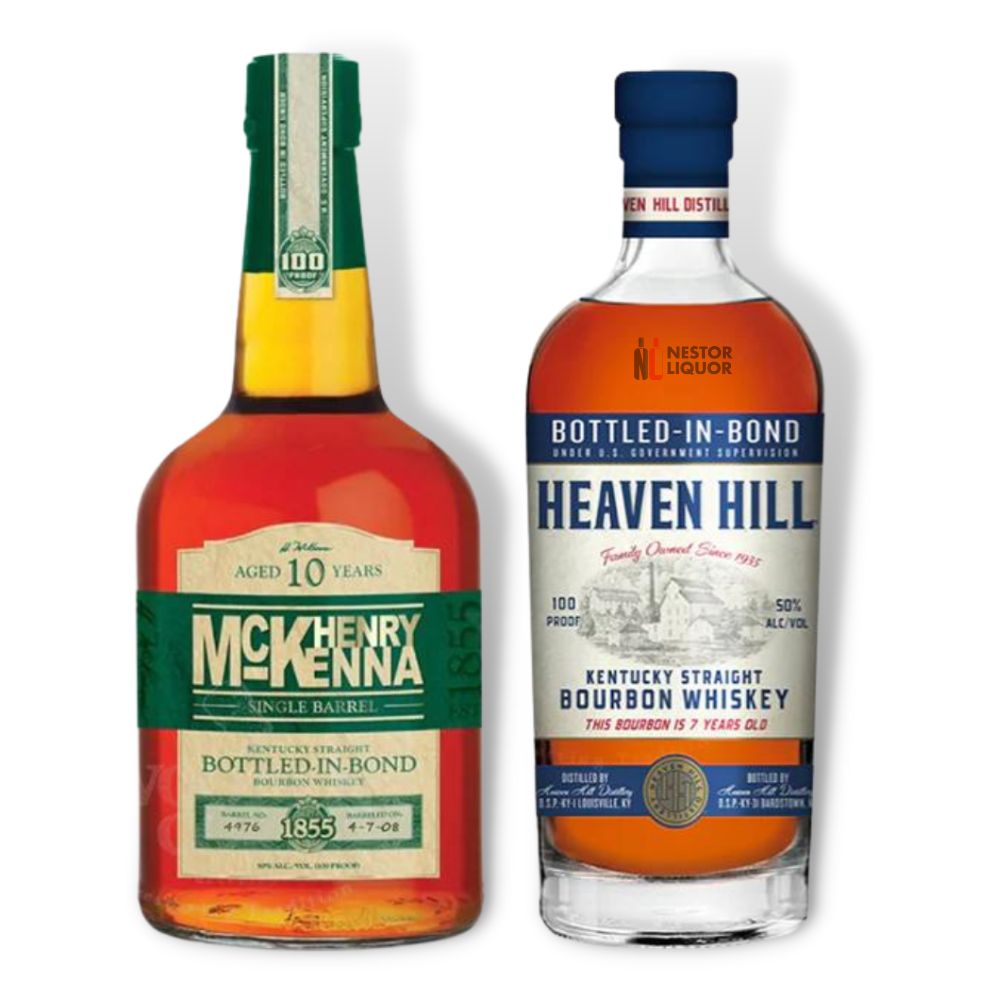 Henry Mckenna 10 Year & Heaven Hill 7 Year Old Bottled In Bond_nestor liquor