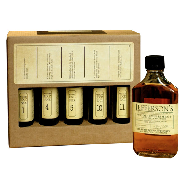 Jefferson’s Wood Experiment Collection 200ml 5 pack_nestor liquor