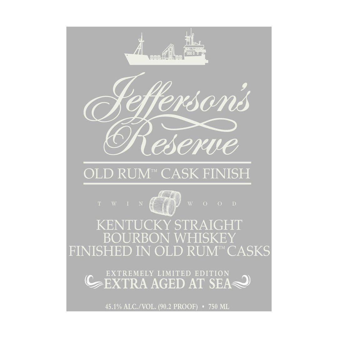Jefferson’s Reserve Old Rum Cask Finish Extra Aged At Sea 750ml_nestor liquor