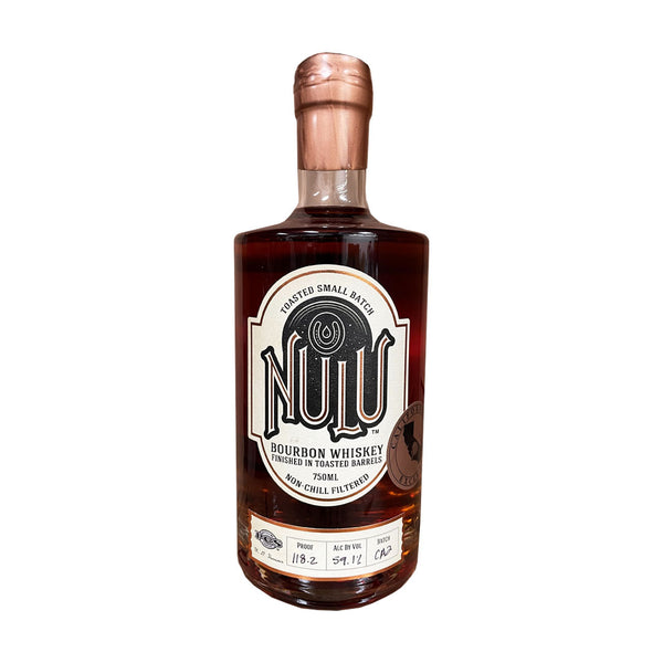 NULU Toasted Small Batch Straight Bourbon Whiskey California Exclusive