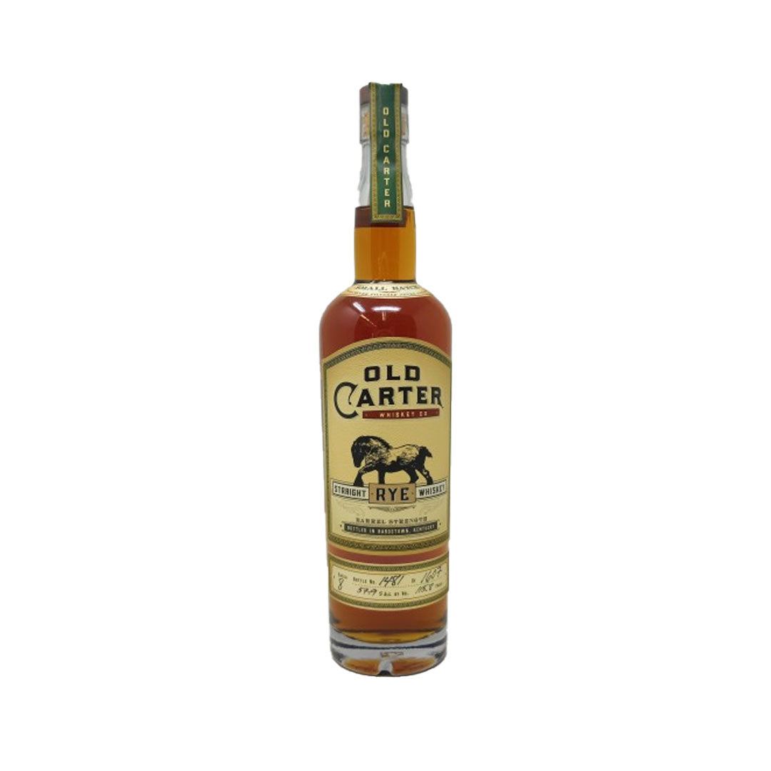 Old Carter Straight Rye Batch 8 Bourbon Whiskey 750ml_nestor liquor