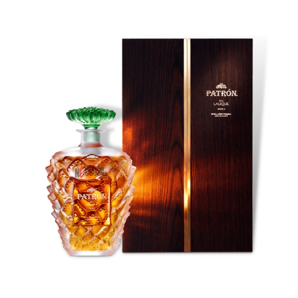Patron Tequila Extra Anejo En Lalique Serie 3 750ml_nestor liquor