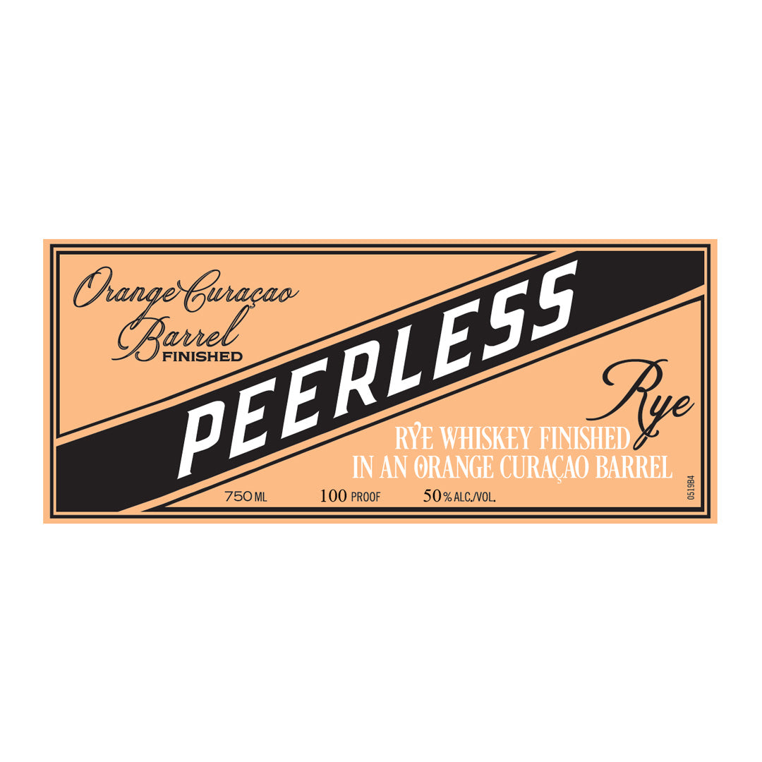 Peerless Rye Finished In A Orange Curacao Barrel 750ml_nestor liquor
