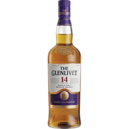 The Glenlivet Single Malt Scotch Whisky 14 yr Cognac Cask Selection 750ml_nestor liquor