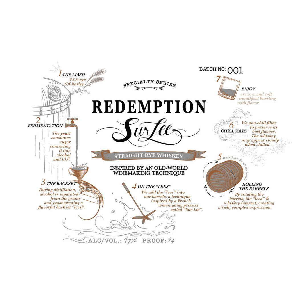 Redemption Sur Lee Rye Whiskey 750ml_nestor liquor