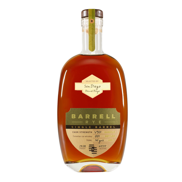 Barrell Craft Spirits Single Barrel Rye #V901 Selected By SDBB 750ml_nestor liquor