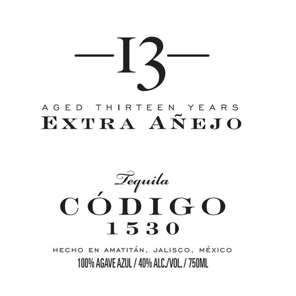 Codigo 1530 13 Year Old Extra Anejo │ Nestor Liquor