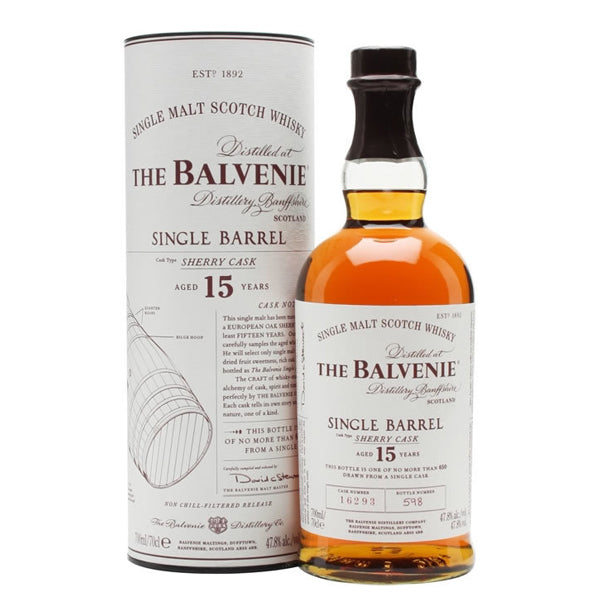 The Balvenie Single Barrel Sherry Cask Aged 15 Years 750ml_nestor liquor