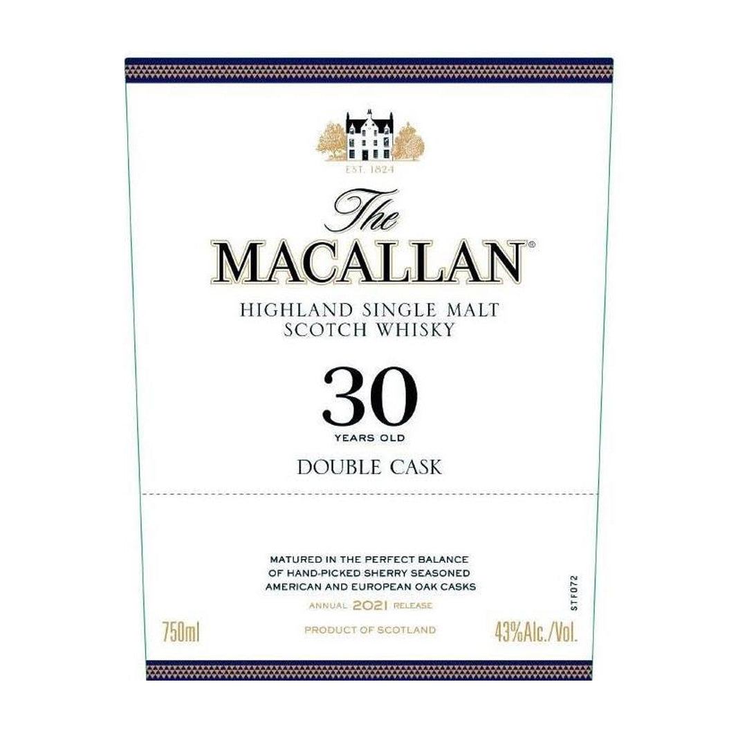 The Macallan 30 Year Old Double Cask 750ml_nestor liquor