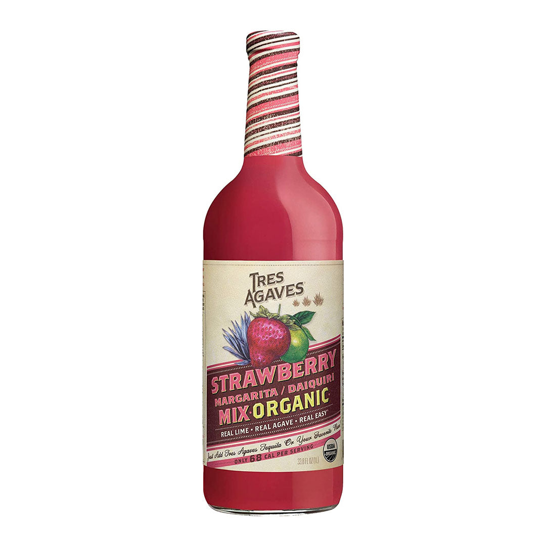 Tres Agaves Organic Strawberry Margarita Mix 1 Liter_nestor liquor