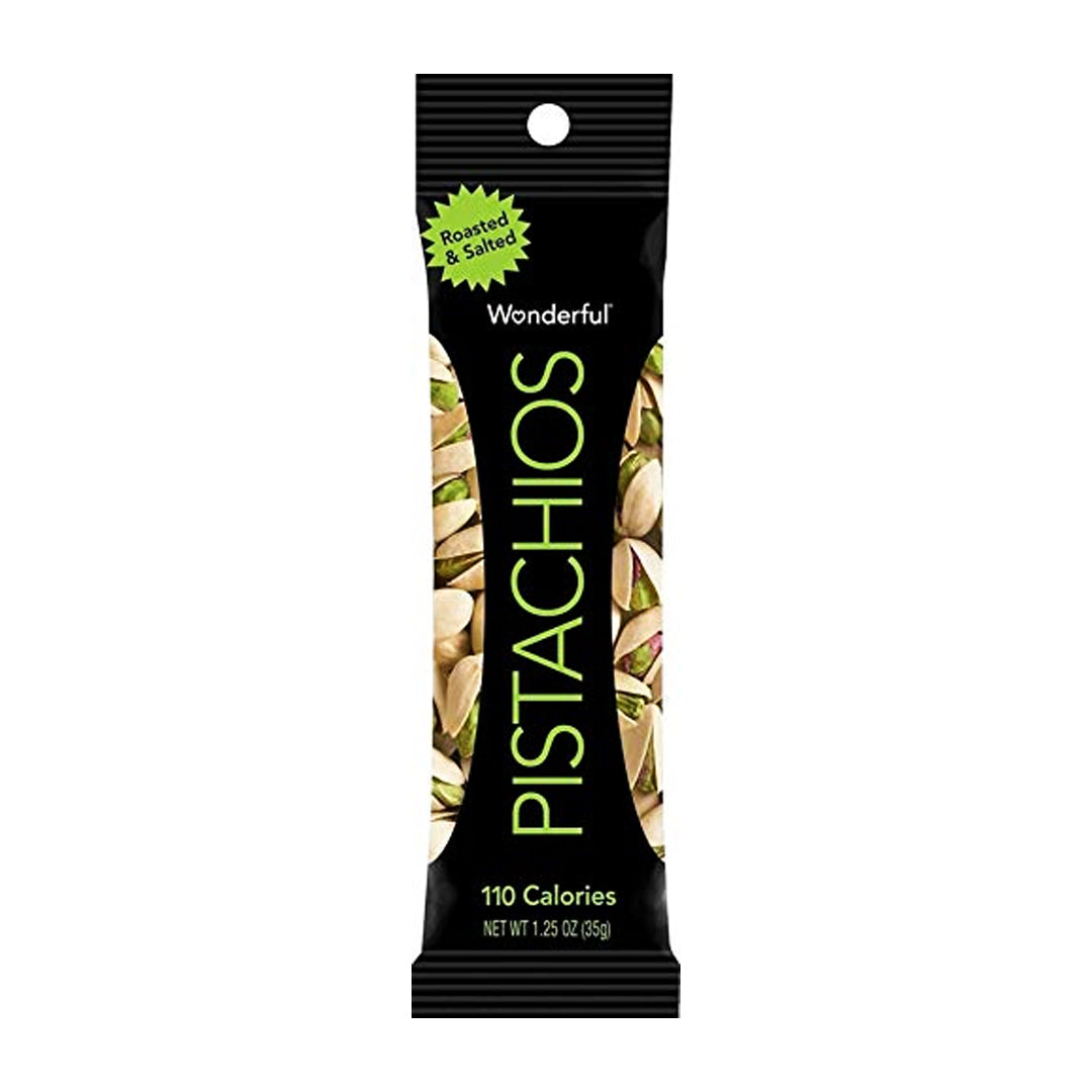 Wonderful Pistachios Roasted & Salted Pistachios 1.25 Oz Bag_nestor liquor