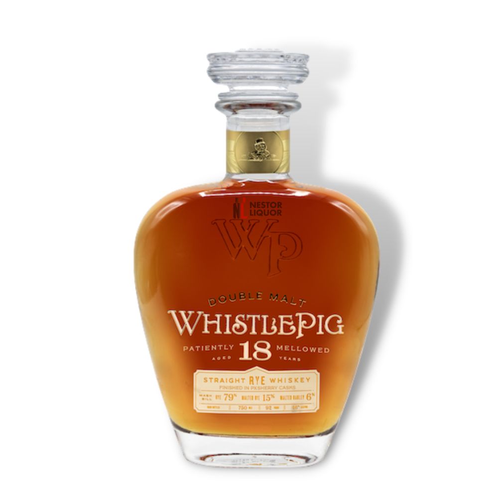 WhistlePig 18 Double Malt Finished In PX Sherry Casks 4th Edition 750ml_nestor liquor