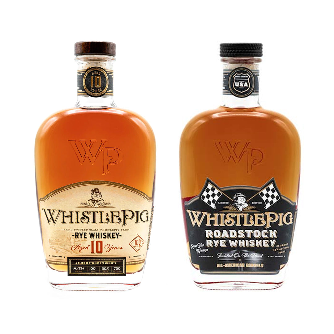 WhistlePig Roadstock Rye + Whistlepig 10 Year Combo_nestor liquor