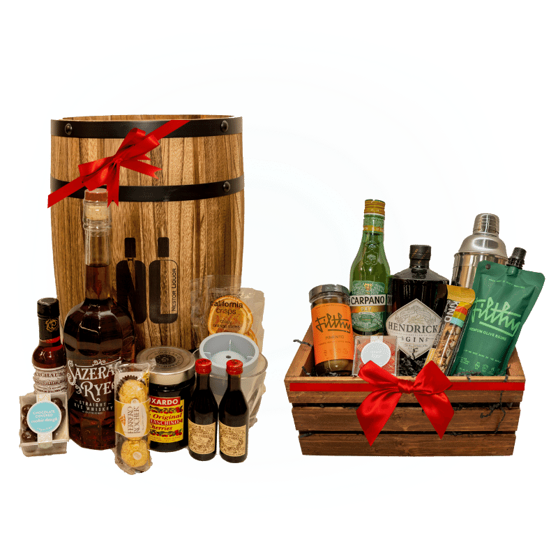 Build Your Own Gift Basket WITH Engraved Bottles - Nestor Liquor