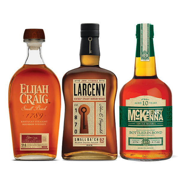 Henry McKenna  + Larceny small batch  + Elijah Craig Small-batch_nestor liquor