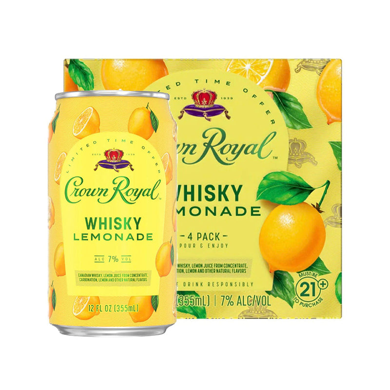 Crown Royal Whisky Lemonade 4PK_nestor liquor