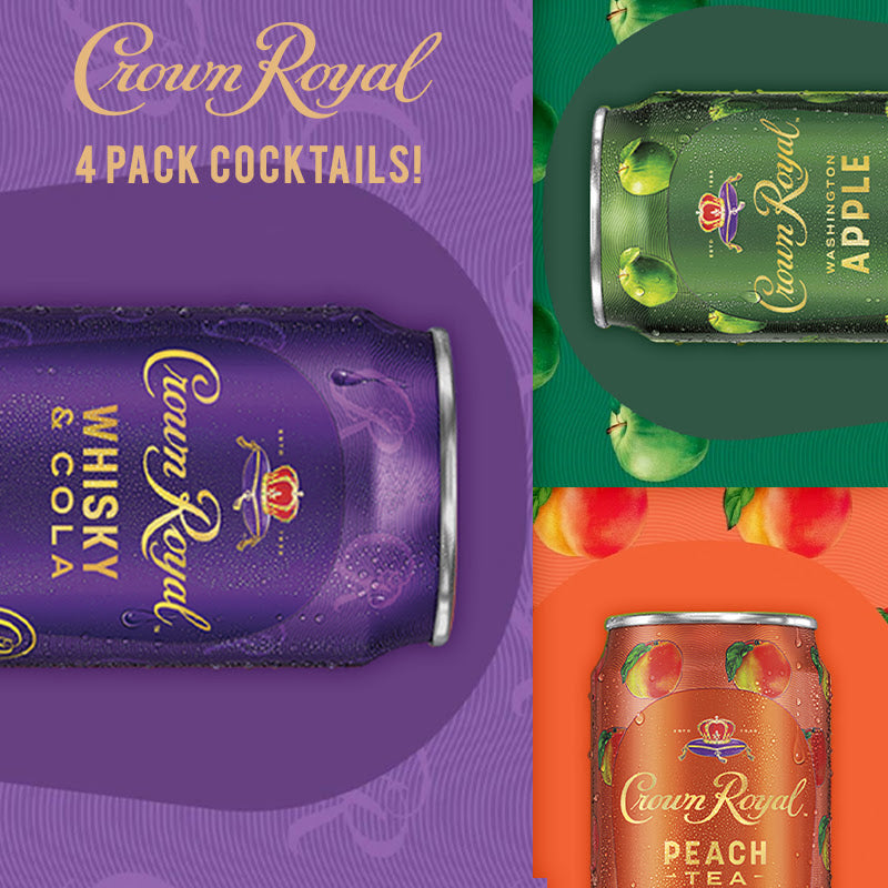 Crown Royal Whisky Canned Cocktail Variety pack_nestor liquor