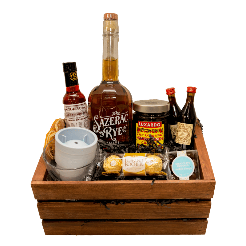 Manhattan Cocktail Gift Basket - Direct Delivery