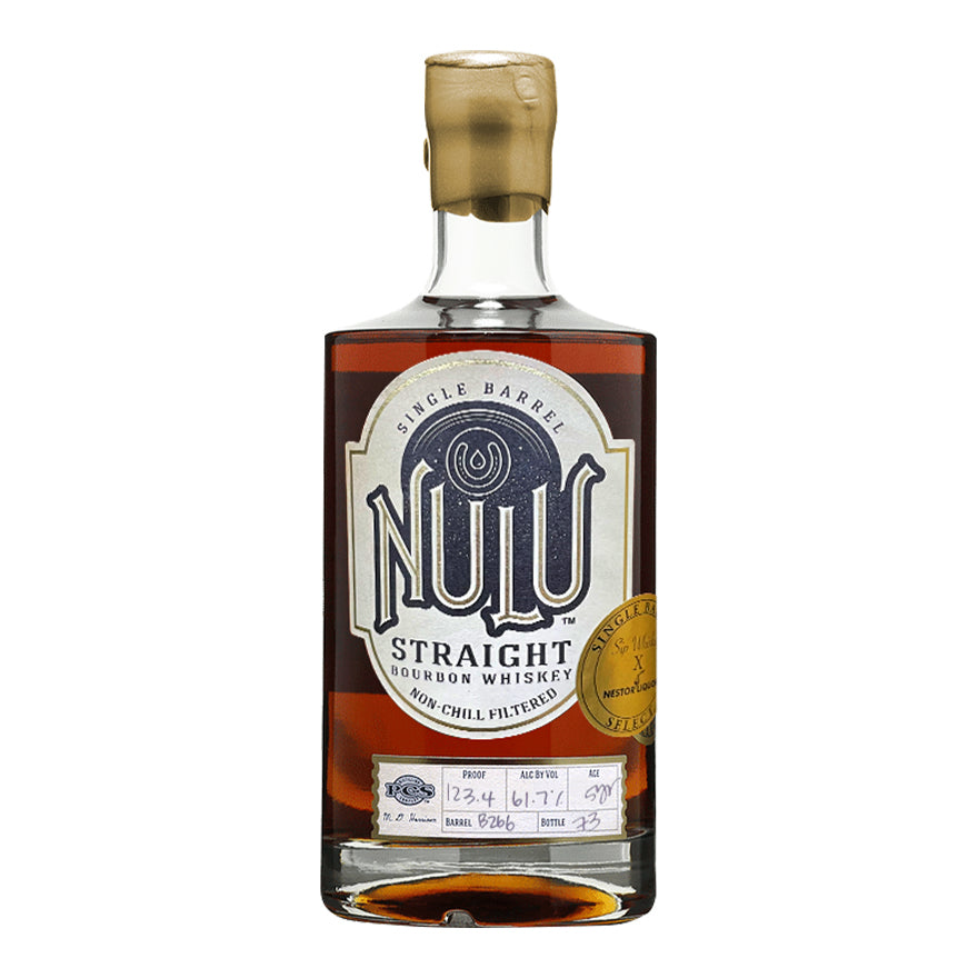 Nulu Single Barrel Straight Bourbon Whiskey 750ml_nestor liquor