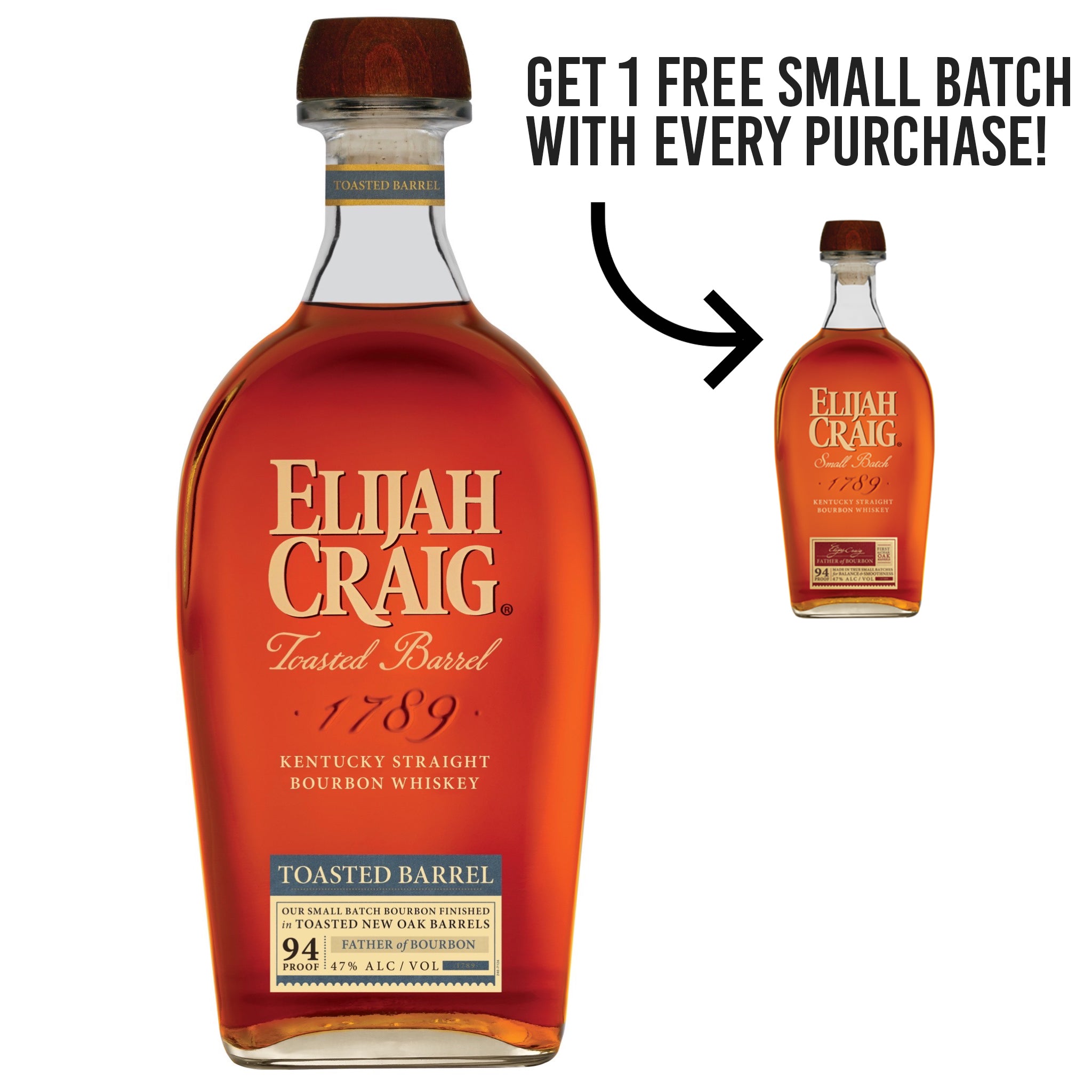 Elijah Craig Toasted Barrel Bundle 750ml_nestor liquor