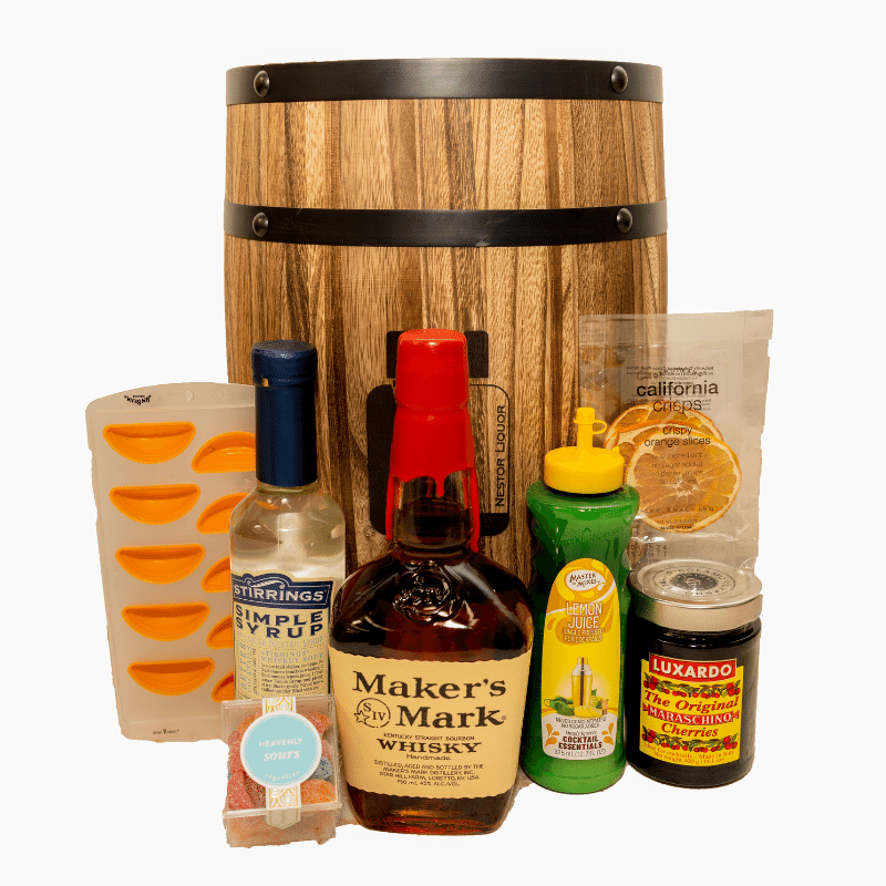 Whiskey Sour Cocktail Gift Basket - Nestor Liquor